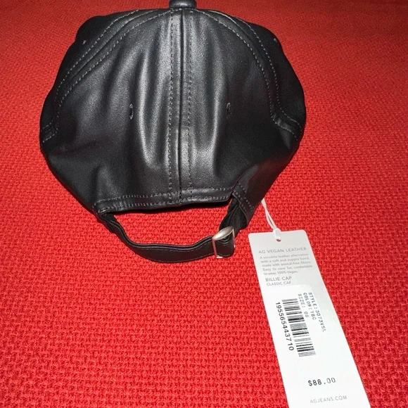 BRAND NEW. AG Vegan Leather Billie Classic Cap.